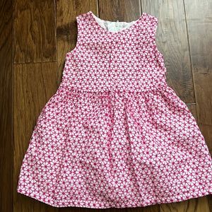 Pink and White Floral Dress